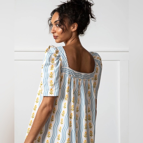 Printfresh X Lars Gracious Gardener Floral Print Midi Dress Women's Size XS - Picture 2 of 8